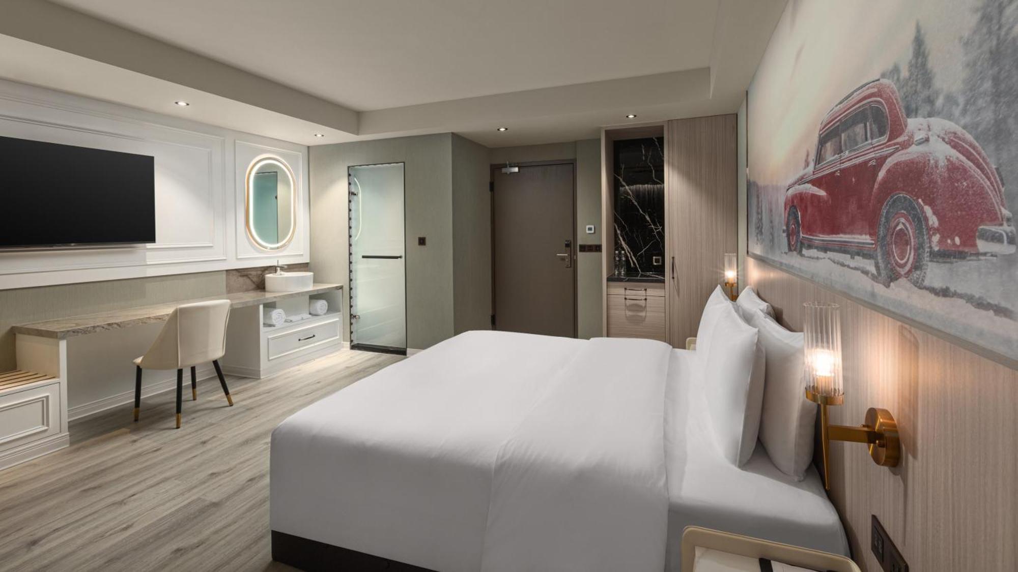 Tryp By Wyndham New Taipei Linkou 新北林口爵怡溫德姆酒店機場捷運mrta9林口站 エクステリア 写真